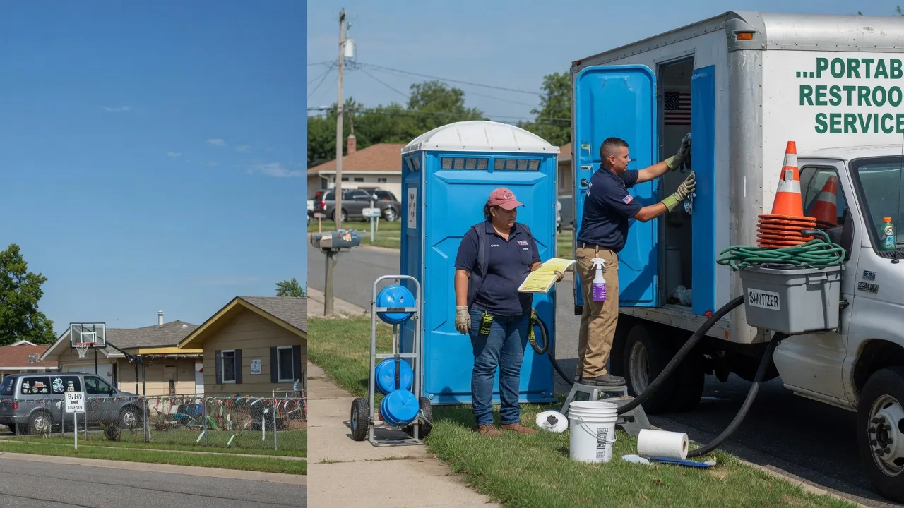 Portable Toilet Rental in Pleasant Plains, IL near me